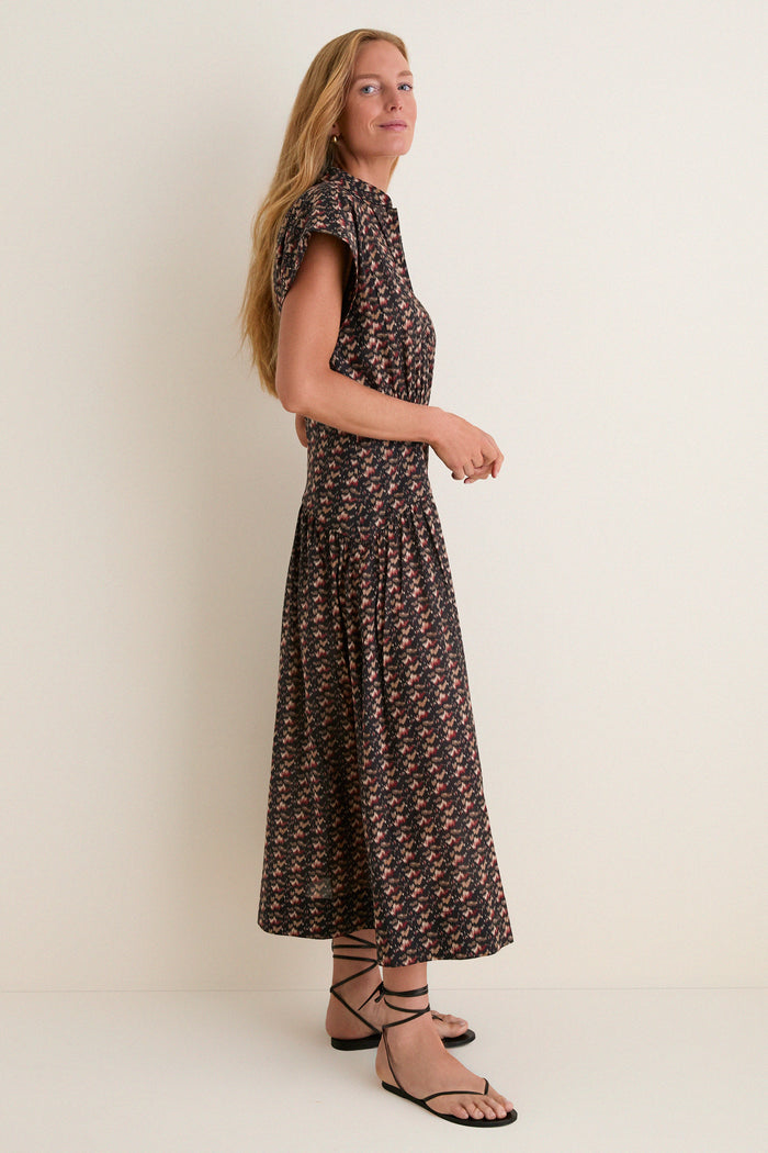 Abstract Alps Como Dress