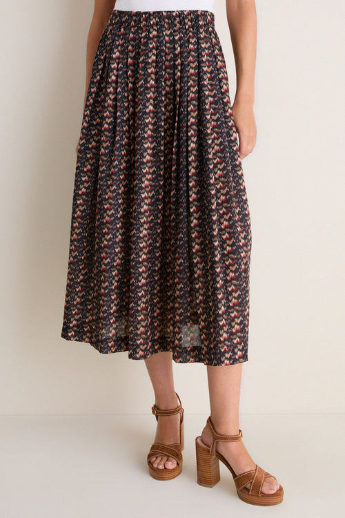 Abstract Alps Dixon Midi Skirt