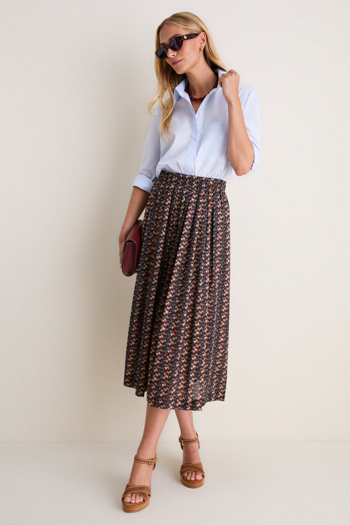 Abstract Alps Dixon Midi Skirt