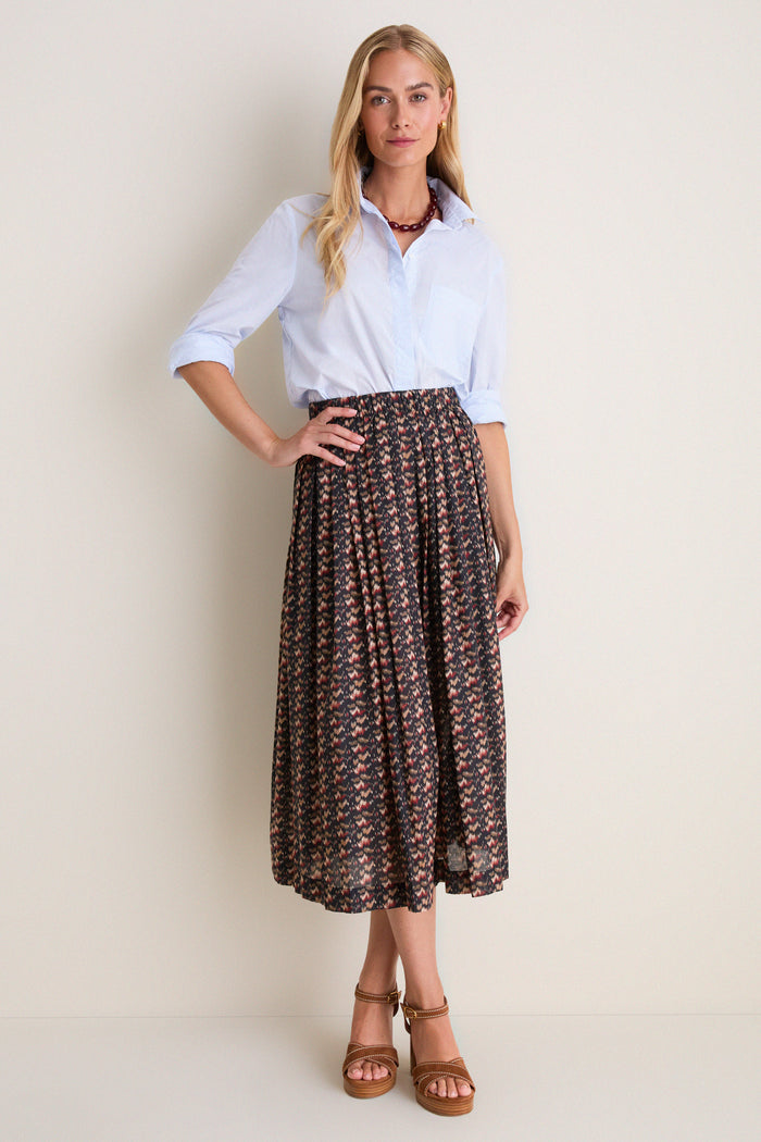 Abstract Alps Dixon Midi Skirt