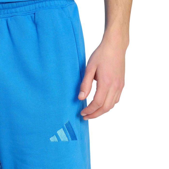 adidas Mens Athletic SZN FT Shorts Blue