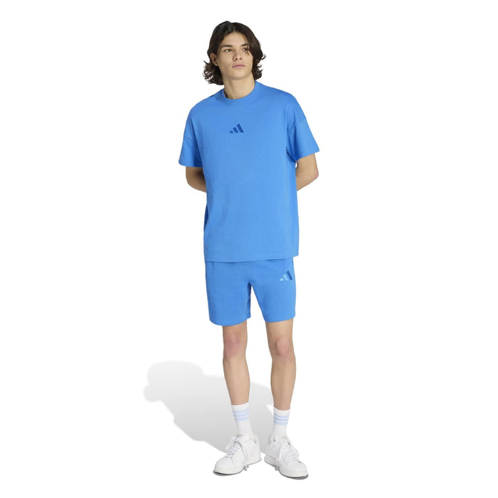 adidas Mens Athletic SZN FT Shorts Blue