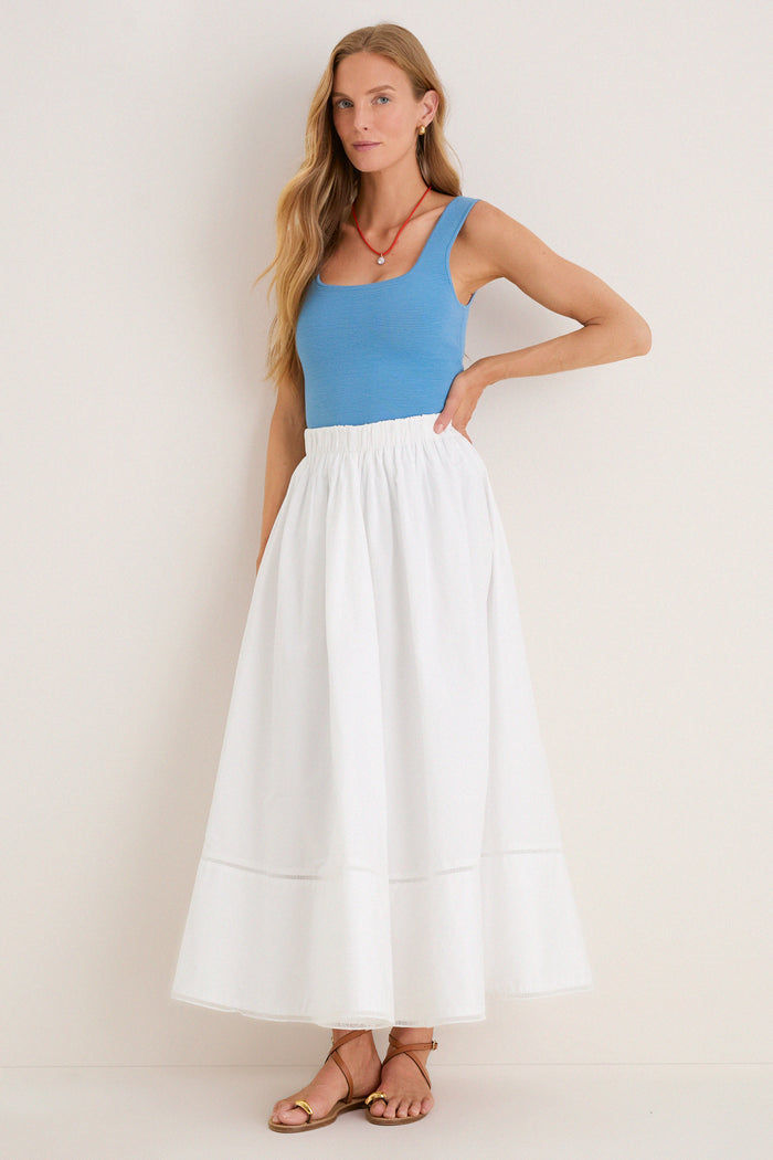 Allure Blue Sara Rib Knit Tank