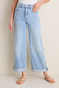 American Beauty High Rise Column Jean with Double Cuff