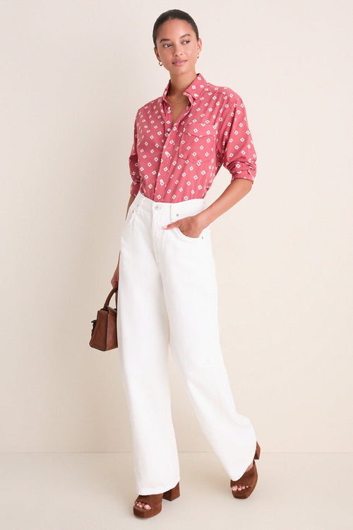 Antique Rouge Diamonds Organic Ryan Shirt