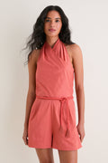 Apricot Halter Trevi Romper