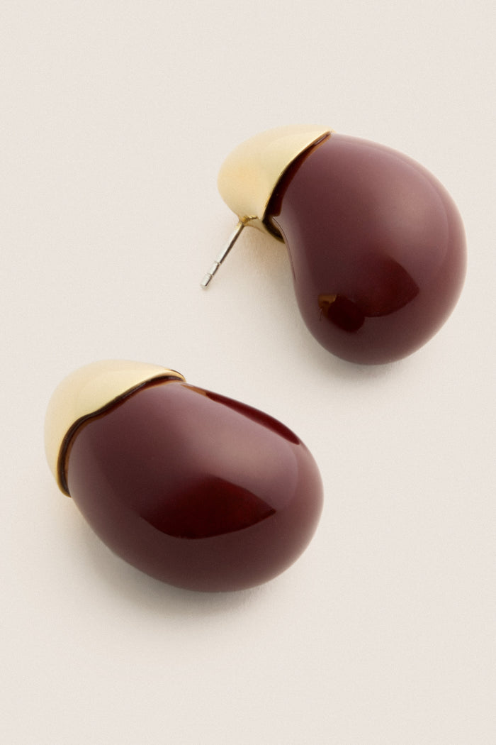 Aubergine Toro Earrings