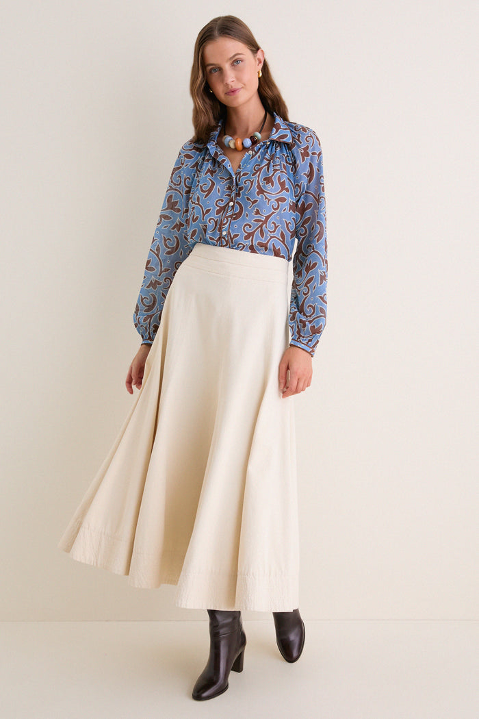 Autumn Vine Blue Alice Top