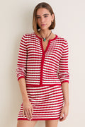 Avenue Stripe Knit Martha Cardigan