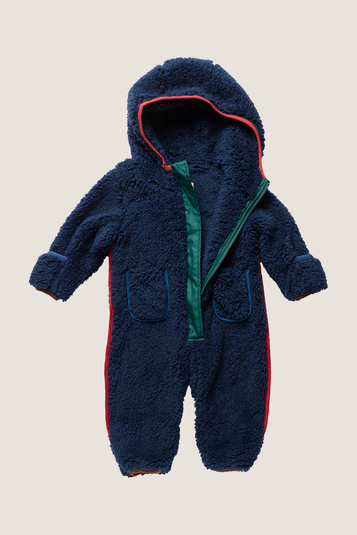 Baby Boy Navy Pramsuit