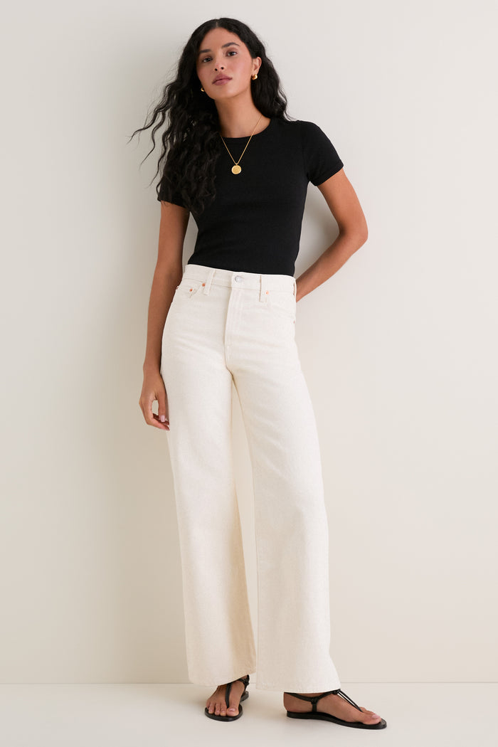 Barely Freezing Ribcage Wide Leg H223 Jean