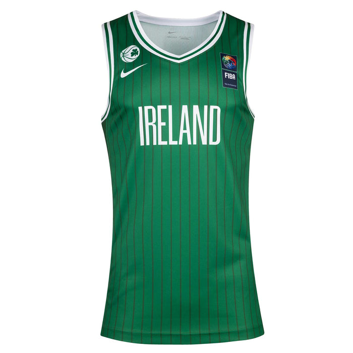 Nike Basketball Ireland 2026 Kids Sleeveless Home Jersey