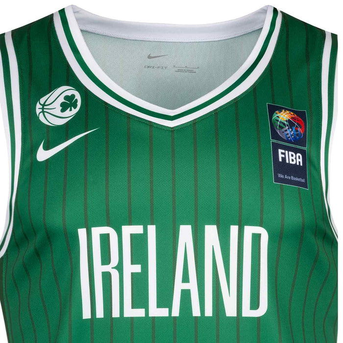Nike Basketball Ireland 2026 Kids Sleeveless Home Jersey