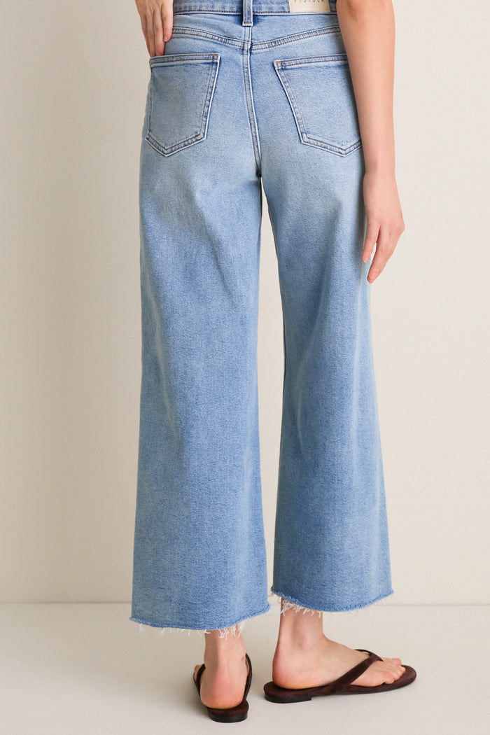 Bistro High Rise Ultra Wide Leg Lana Crop