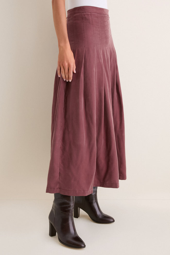 Bitter Chocolate Atelier Pleated Maxi Skirt
