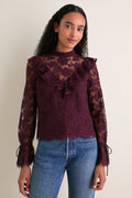 Bitter Chocolate Morticia Blouse