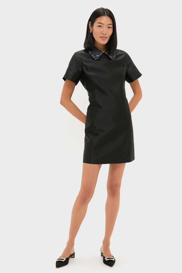 Black Embellished Winslet Dress