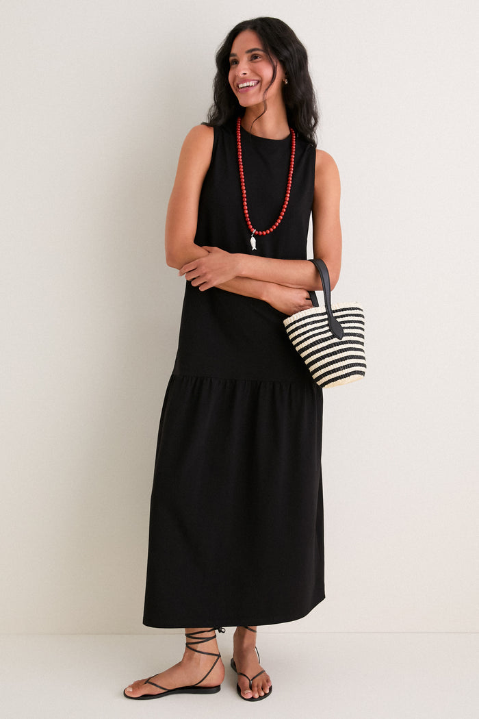 Black Jersey Cornelia Dress