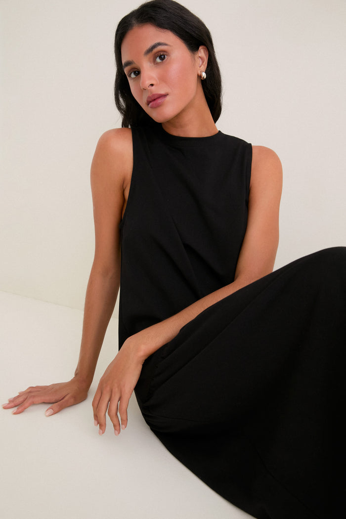 Black Jersey Cornelia Dress