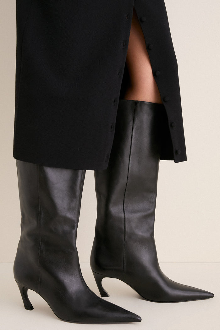 Black Lexi Mid Boots