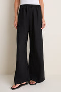 Black Linen Anya Pants
