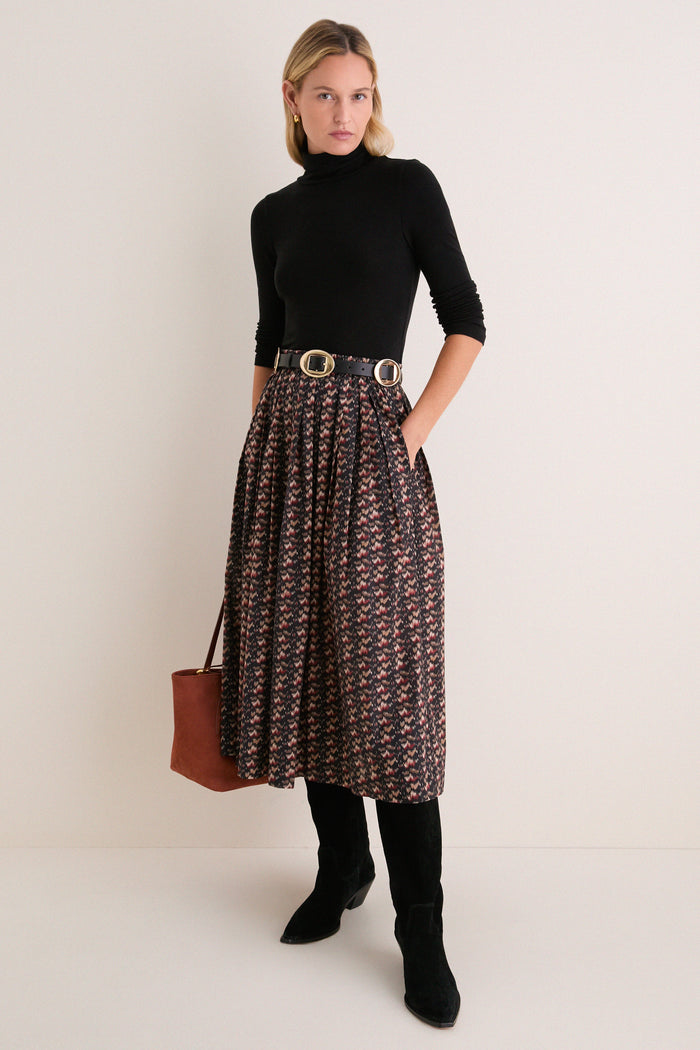 Black Modal Cashmere Everett Turtleneck