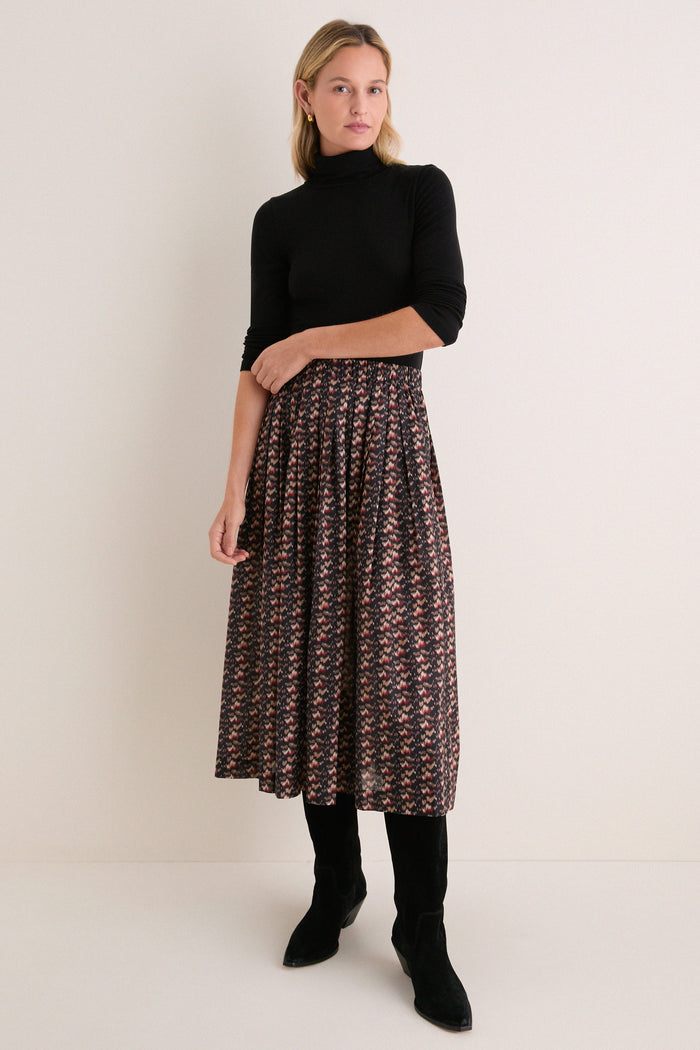 Black Modal Cashmere Everett Turtleneck