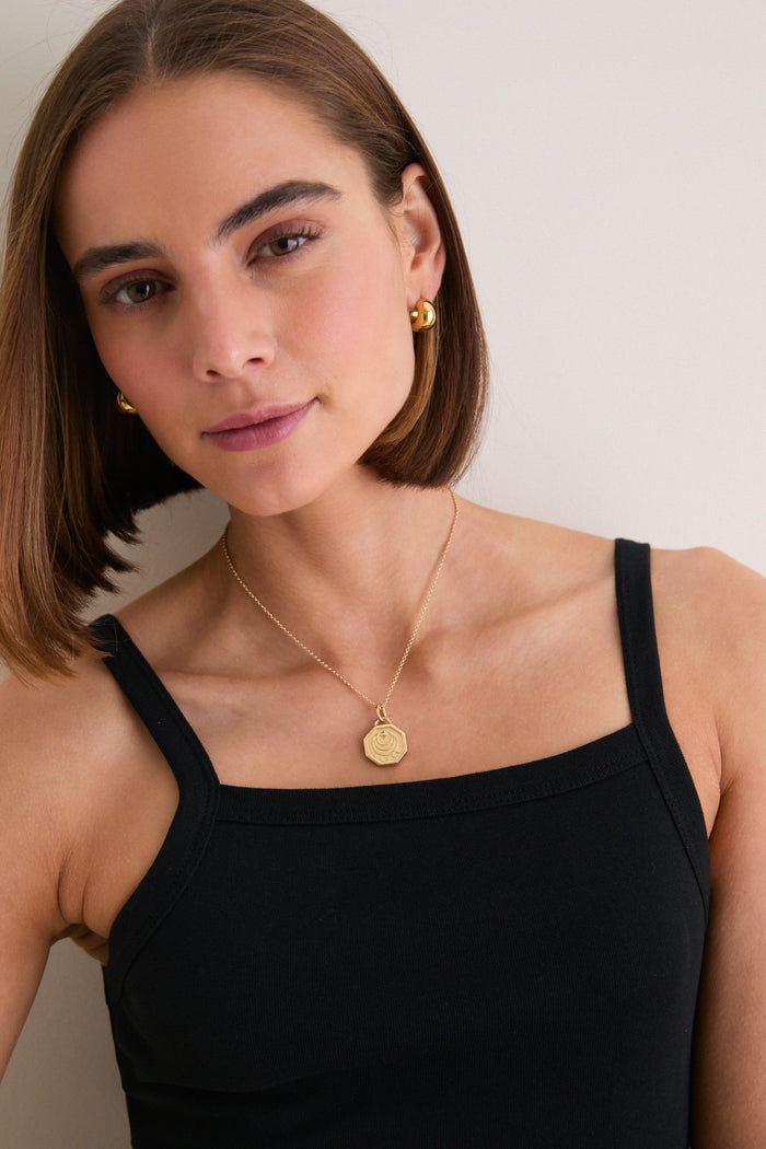 Black Nando Square Neck Tank