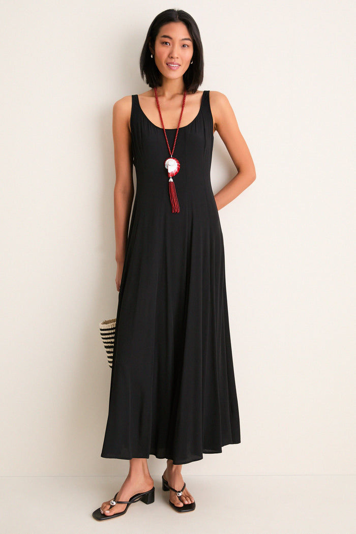 Black Nappa Odessa Sandals