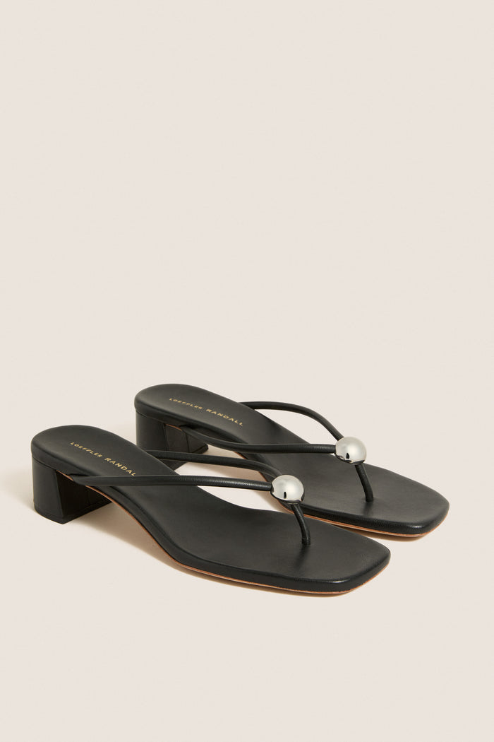 Black Nappa Odessa Sandals