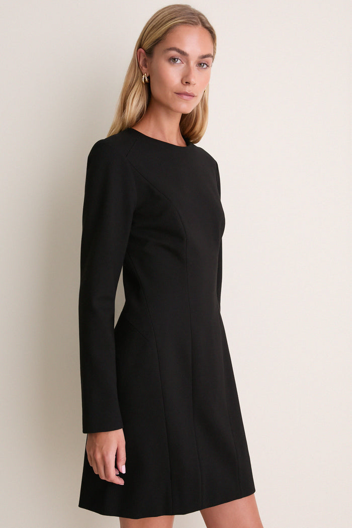 Black Ponte Risley Dress