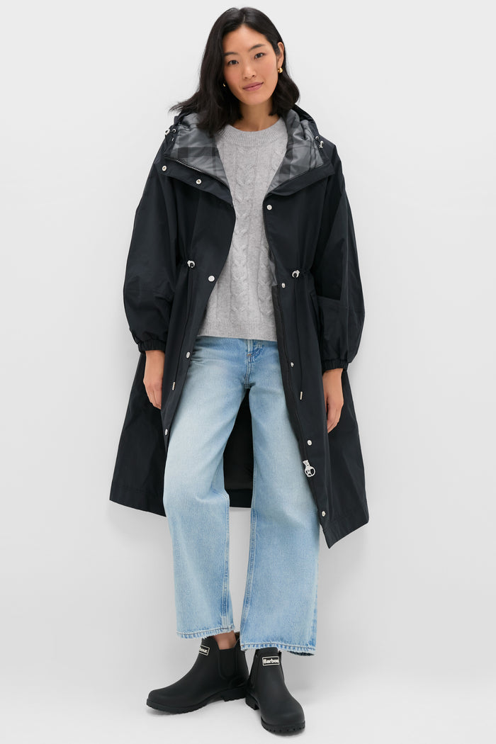 Black Sidney Waterproof Parka