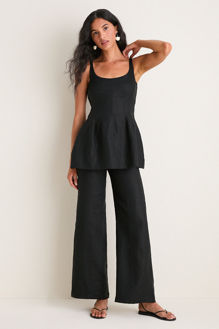Black Syna Pants