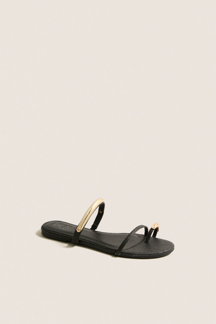 Black Vacay Sandals