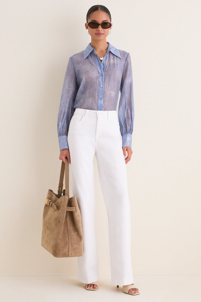 Blanc Scottie High Rise Wide Leg