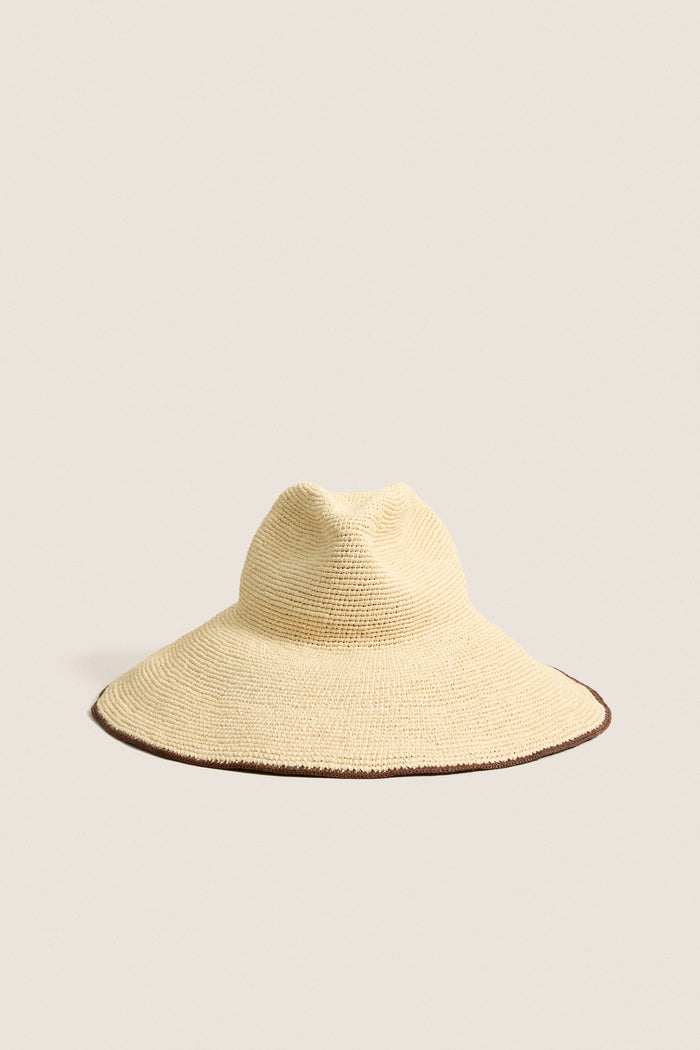 Bleach Walnut Waverly Hat