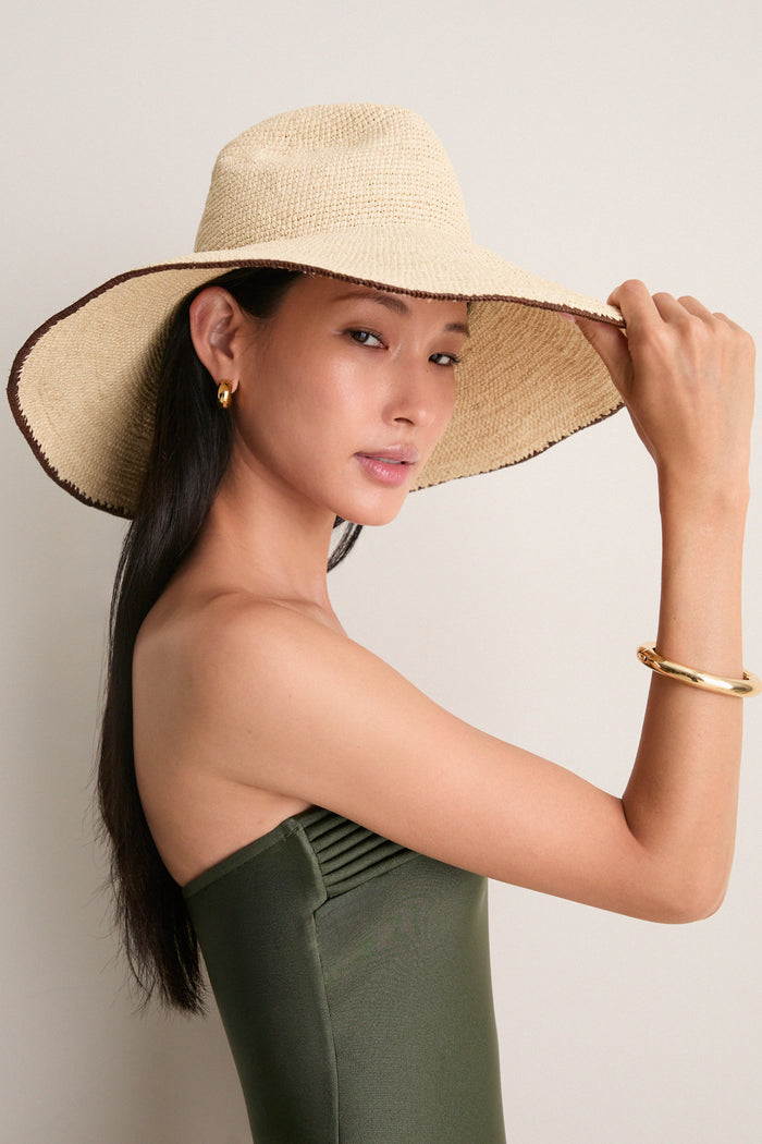 Bleach Walnut Waverly Hat