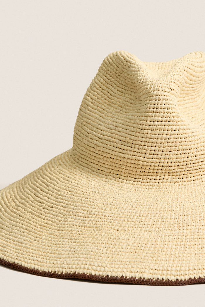 Bleach Walnut Waverly Hat