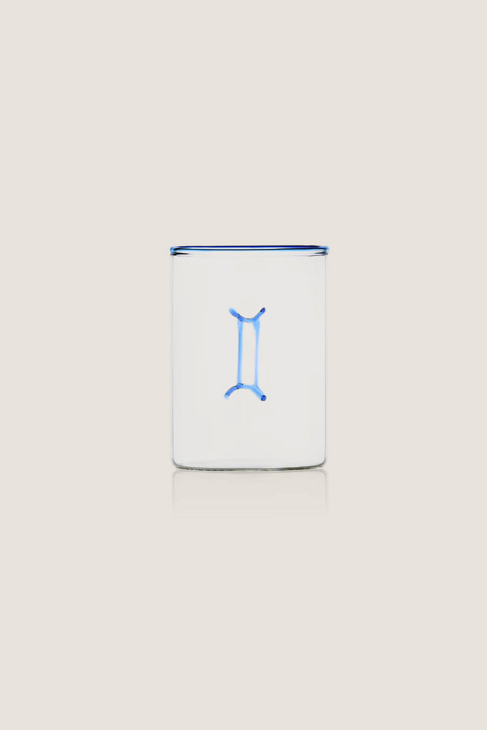 Blue Gemini Lowball Glass (Set of 2)