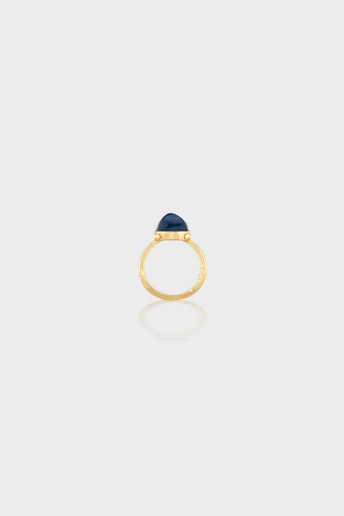 Blue Labradorite Mystic Eye Gem Ring