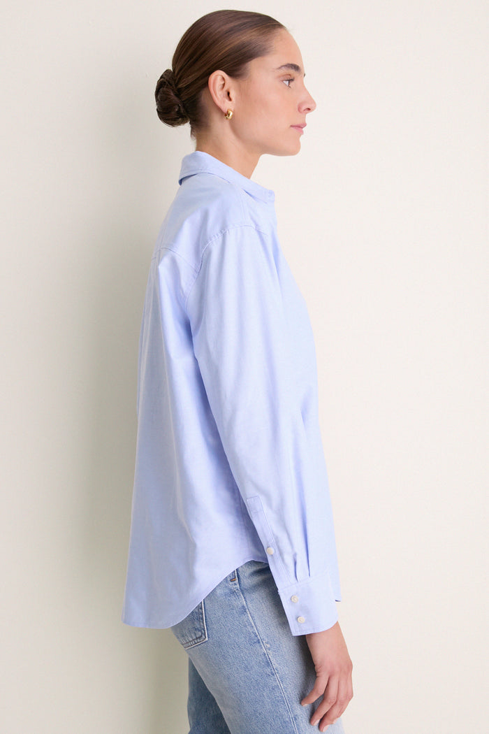 Blue Oxford Nadine Button Down