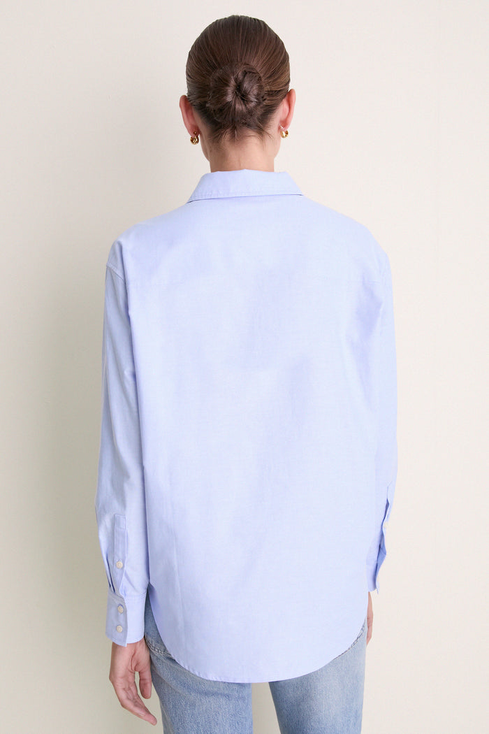Blue Oxford Nadine Button Down