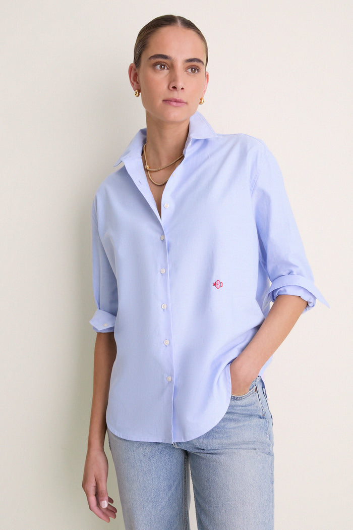 Blue Oxford Nadine Button Down