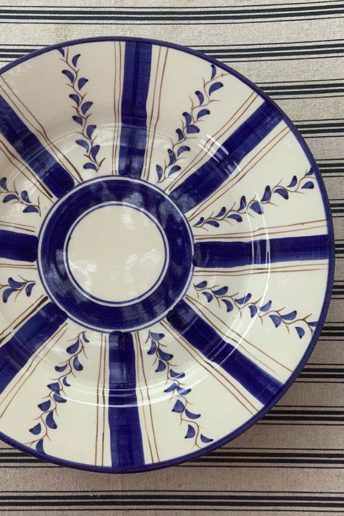 Blue Stripe Dinner Plate