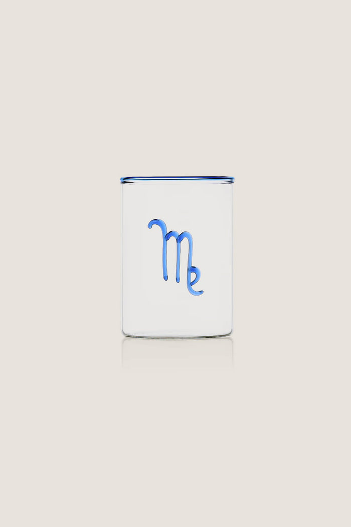 Blue Virgo Lowball Glass (Set of 2)