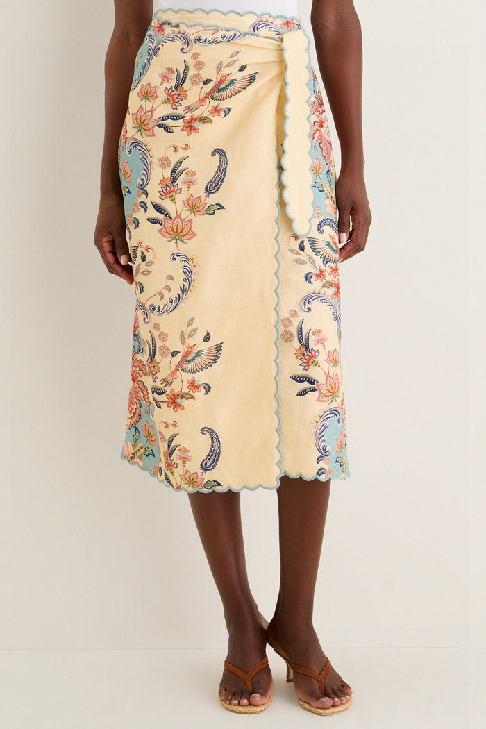 Boho Beauty Butter Midi Skirt