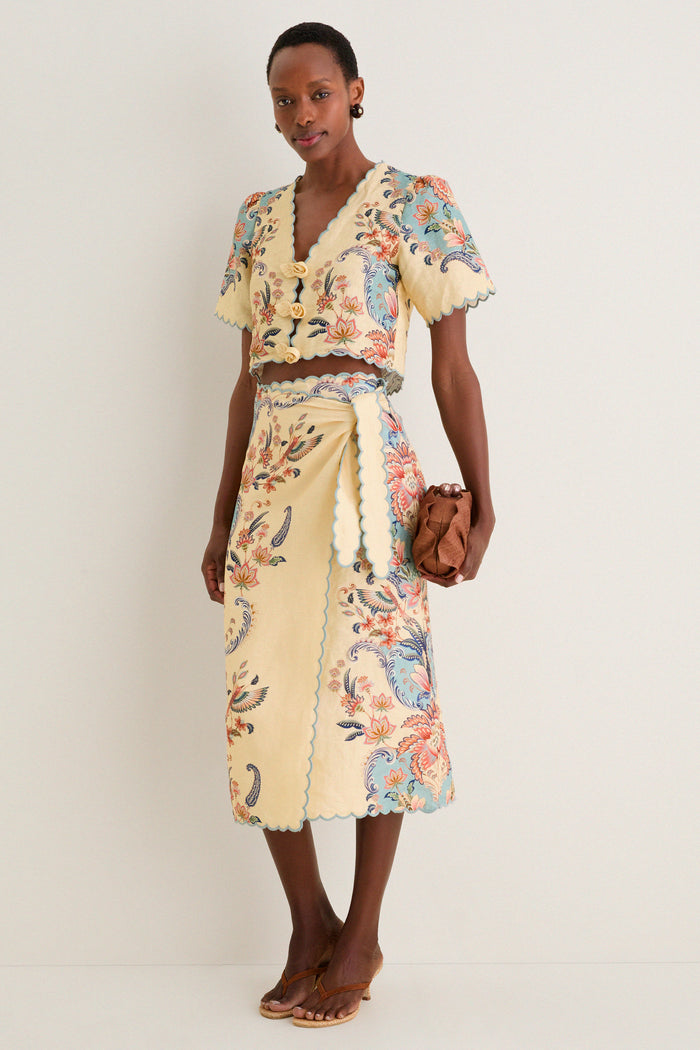 Boho Beauty Butter Midi Skirt