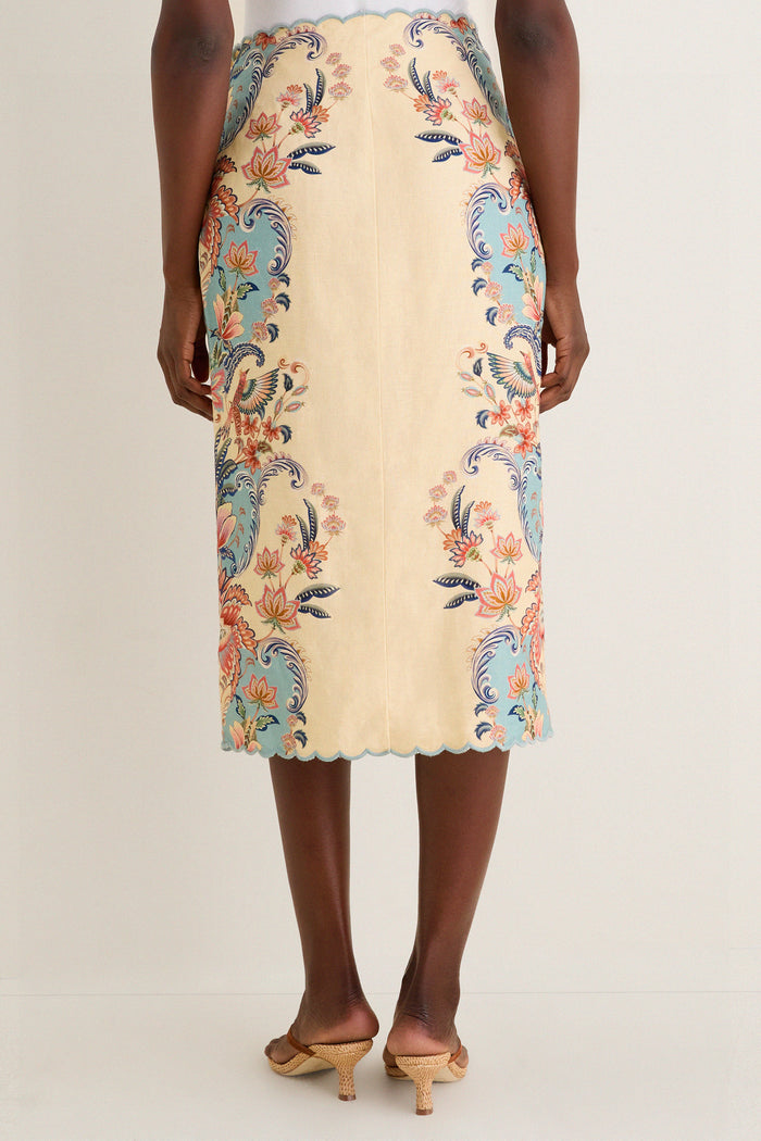 Boho Beauty Butter Midi Skirt