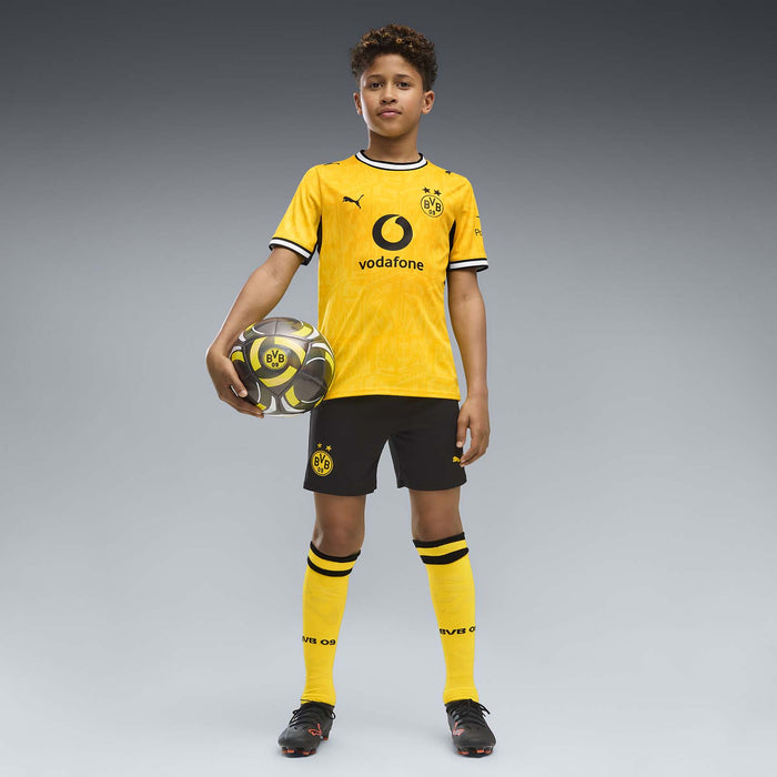 Puma BVB 26 Kids Home Shorts Black