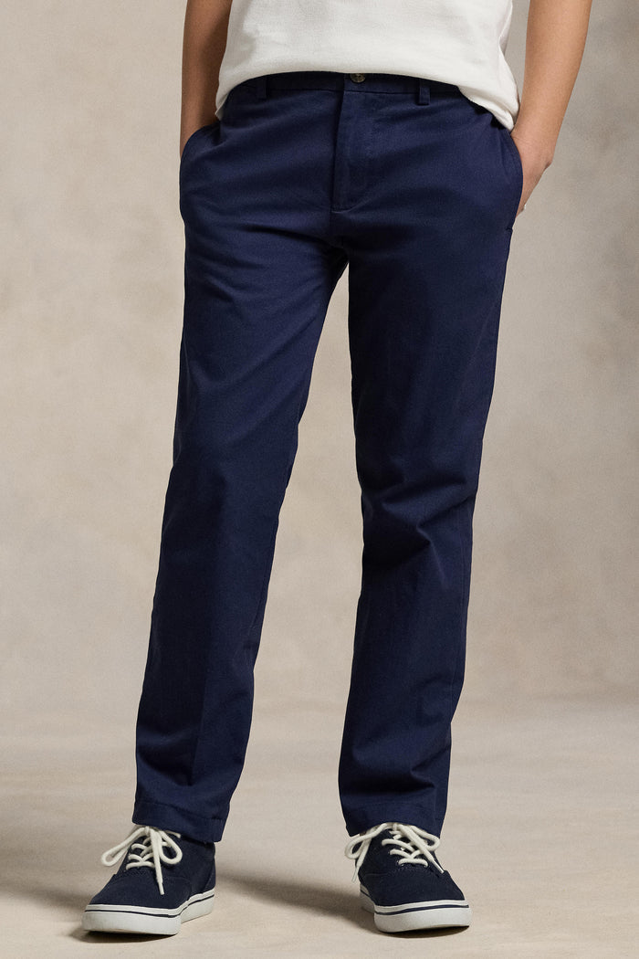 Boys Navy Slim Fit Chino Pant